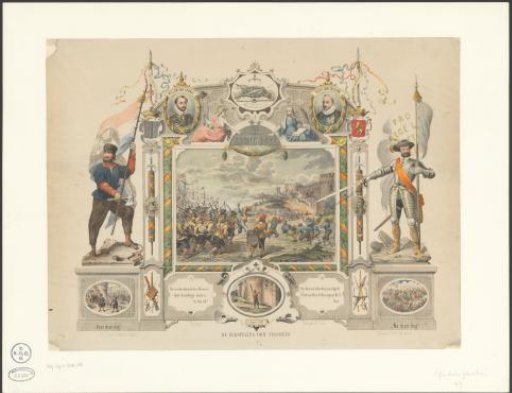Commemorative plaque for the 300th anniversary of the capture of Den Briel, 1572-1872