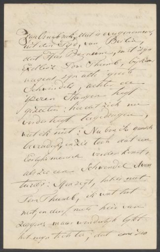 Letter from Jan Hannema to the publisher Gebroeders Diederichs