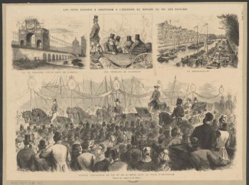 Celebrations for the marriage of Willem III, King of the Netherlands, and Emma, Queen Regent of the Netherlands