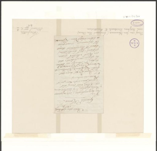 Letter from Jan Hannema to the publisher Gebroeders Diederichs, 1859