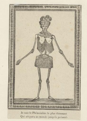 Man with a very thin body