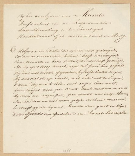 Description of the work of Munito the learned dog, after his death