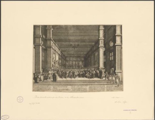 Investiture of Maurice with the Order of the Garter, 1613