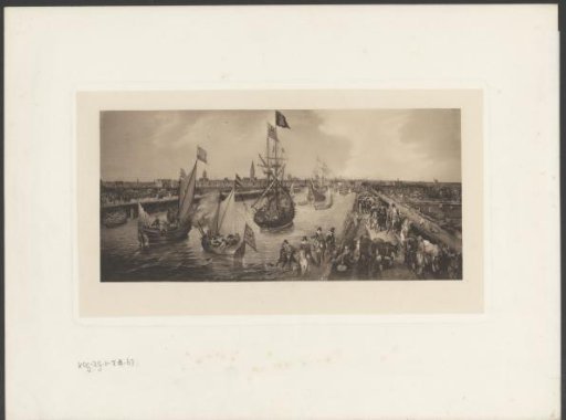 Departure of a dignitary from Middelburg
