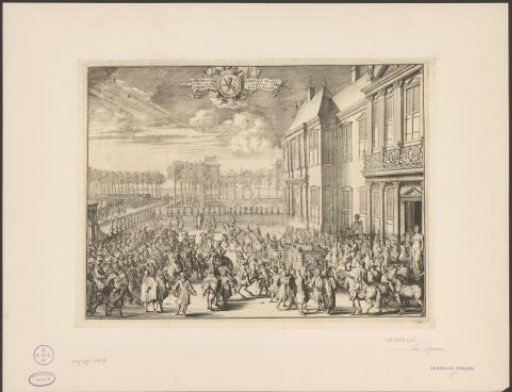 Arrival of William III at Honselaarsdijk Palace, 1691
