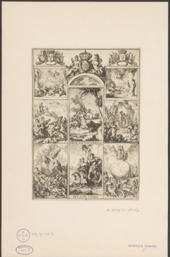 Paintings on the Triumphal Arch on the Plaats, 1691