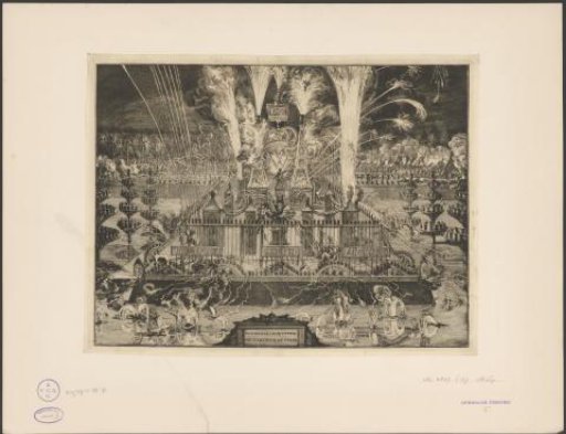 Fireworks in the Hofvijver, 1691