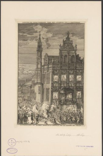 Signs of joy for the town hall, 1691