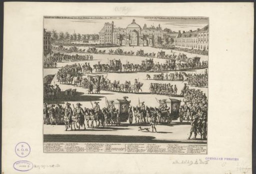 Entry of King William III into The Hague, 1691