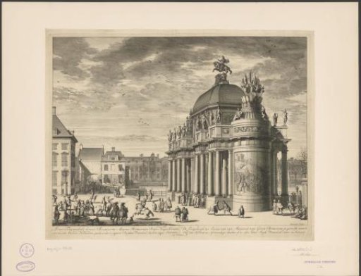 Triumphal arch for the entry of King William III into The Hague, 1691
