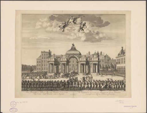 Entry of King William III into The Hague, 1691