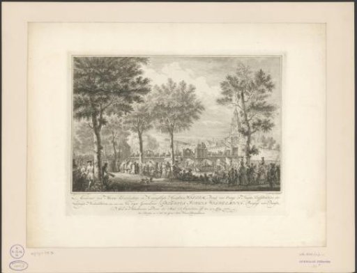 Arrival of William V and Wilhelmina of Prussia at the Haarlemmerpoort, 1768
