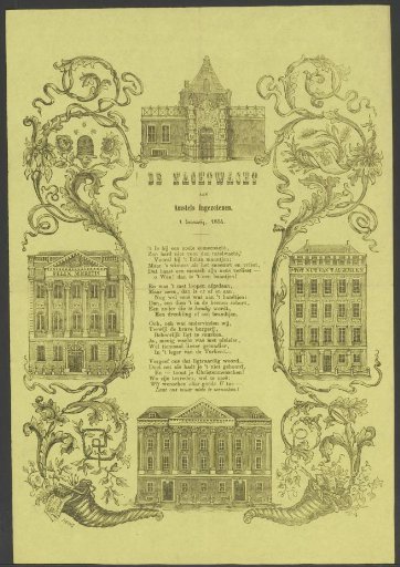 New Year's Wish of the Amsterdam Night Watch for the Year 1854