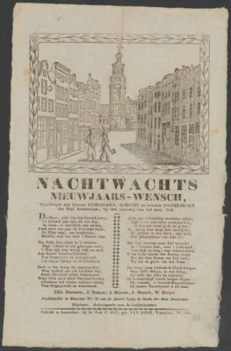 New Year's Wish of the Amsterdam Night Watch for the Year 1844
