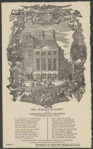 New Year's Wish of the Amsterdam Night Watch for the Year 1847