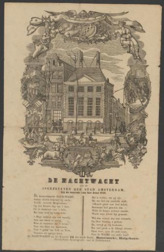 New Year's Wish of the Amsterdam Night Watch for the Year 1847
