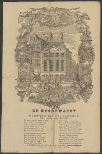 New Year's Wish of the Amsterdam Night Watch for the Year 1847