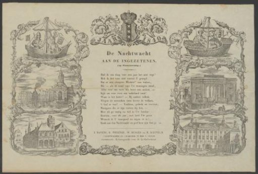 New Year's Wish of the Amsterdam Night Watch for the Year 1849