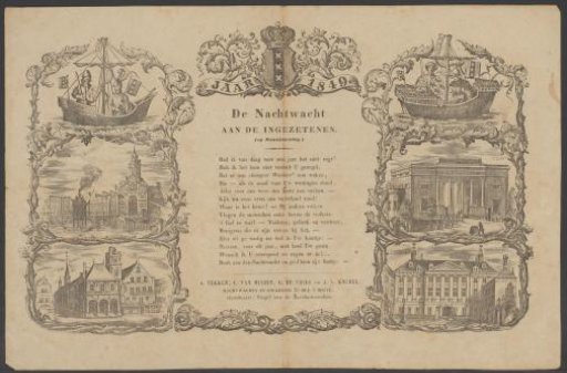New Year's Wish of the Amsterdam Night Watch for the Year 1849