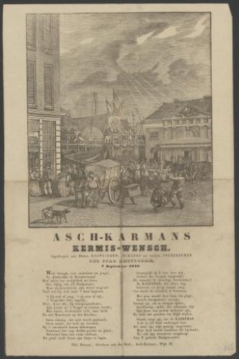 Fair Print of the Amsterdam Askarrenmen for the Year 1846