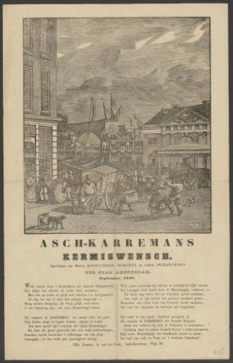 Fair Print of the Amsterdam Askarrenmen for the Year 1848