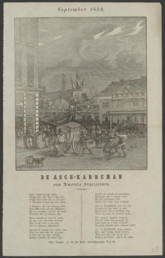 Fair Print of the Amsterdam Askarrenmen for the Year 1854