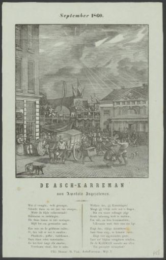 Fair Print of the Amsterdam Askarrenmen for the Year 1860