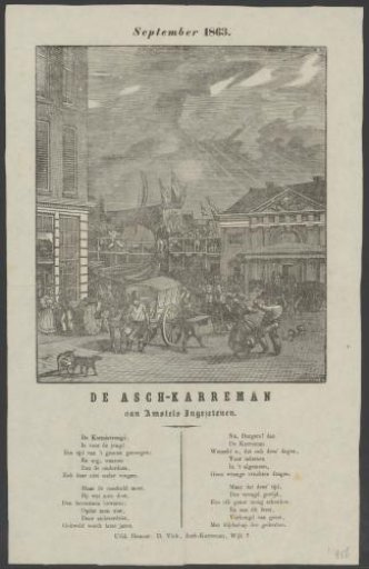 Fair Print of the Amsterdam Askarrenmen for the Year 1863