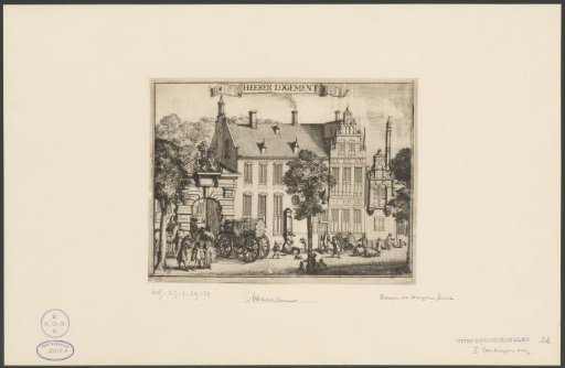 View of the Herenlogement in Haarlem
