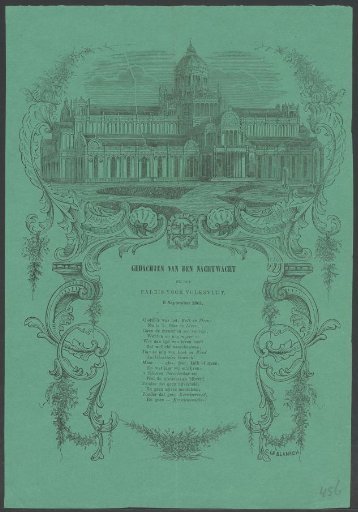 Fair Print of the Amsterdam Night Watch for the Year 1861