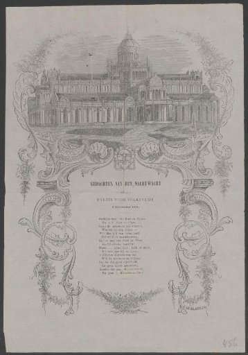 Fair print of the Amsterdam Night Watch for the year 1861