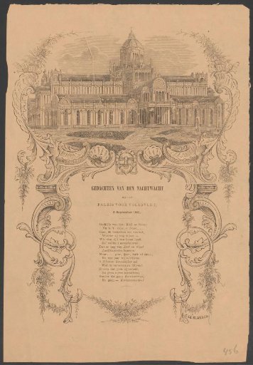 Fair print of the Amsterdam Night Watch for the year 1861
