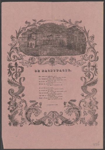 Fair print of the Amsterdam Night Watch for the year 1863