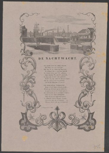Fair print of the Amsterdam Night Watch for the year 1865