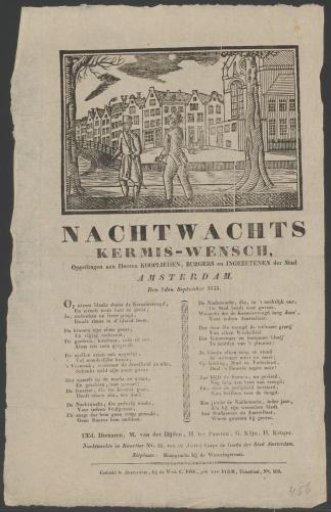 Kermis wish of the Amsterdam Night Watch for the year 1835