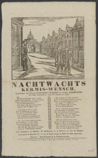Kermis wish of the Amsterdam Night Watch for the year 1841