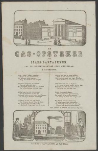 New Year's Wish of the Amsterdam Gas-Lighters for the Year 1879