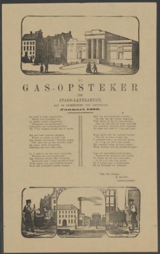 New Year's Wish of the Amsterdam Gas-Lighters for the Year 1889