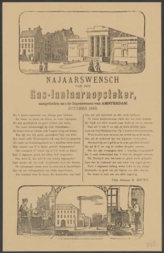 Fair Wish of the Gas Lamp Lighters of Amsterdam for the Year 1893