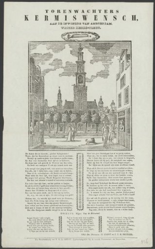 New Year's Greeting from the Tower Watchmen of the Westerkerk in Amsterdam