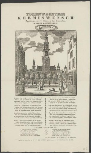 Fair Print from the Tower Watchmen of the Westerkerk in Amsterdam