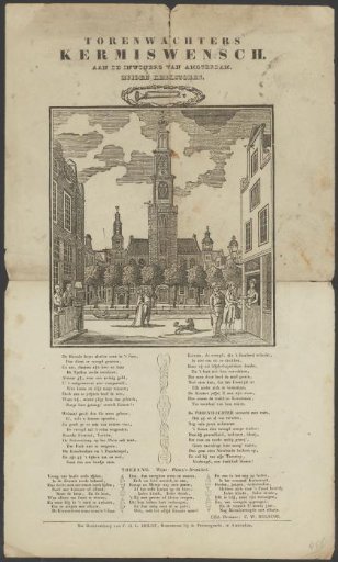 Fair's wish of the tower keepers of the city of Amsterdam