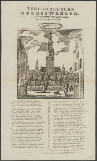 Fair's wish of the tower keepers of the city of Amsterdam