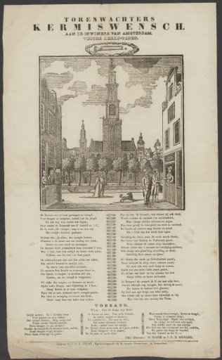 Fair's wish of the tower keepers of the city of Amsterdam