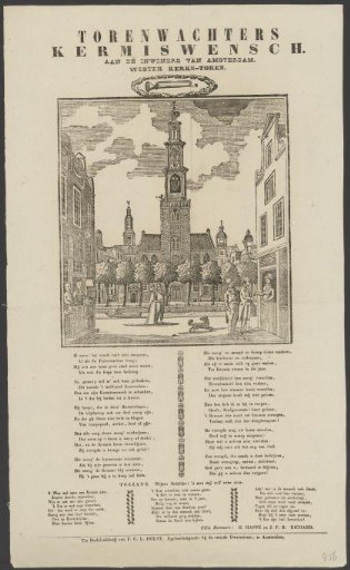 Fair's wish of the tower keepers of the city of Amsterdam