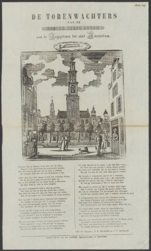 Fair's wish of the tower keepers of the city of Amsterdam