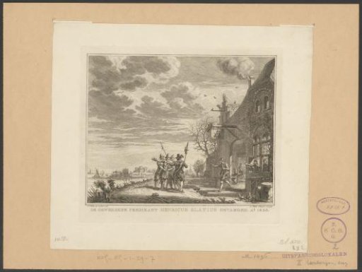 The capture of Henricus Slatius, 1623