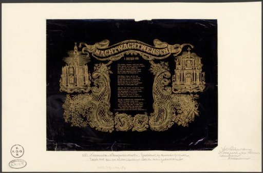 New Year's Greeting of the Amsterdam Night Watch for the Year 1861