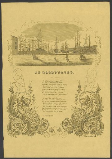 New Year's greeting from the Amsterdam Night Watch for the year 1863