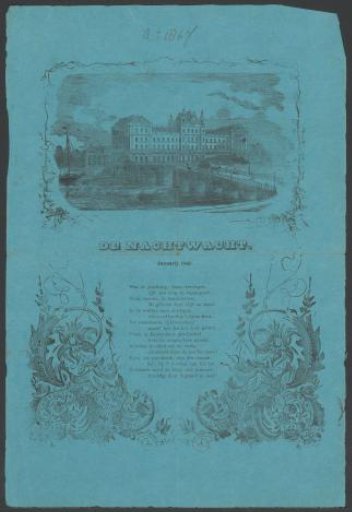 New Year's greeting from the Amsterdam Night Watch for the year 1867
